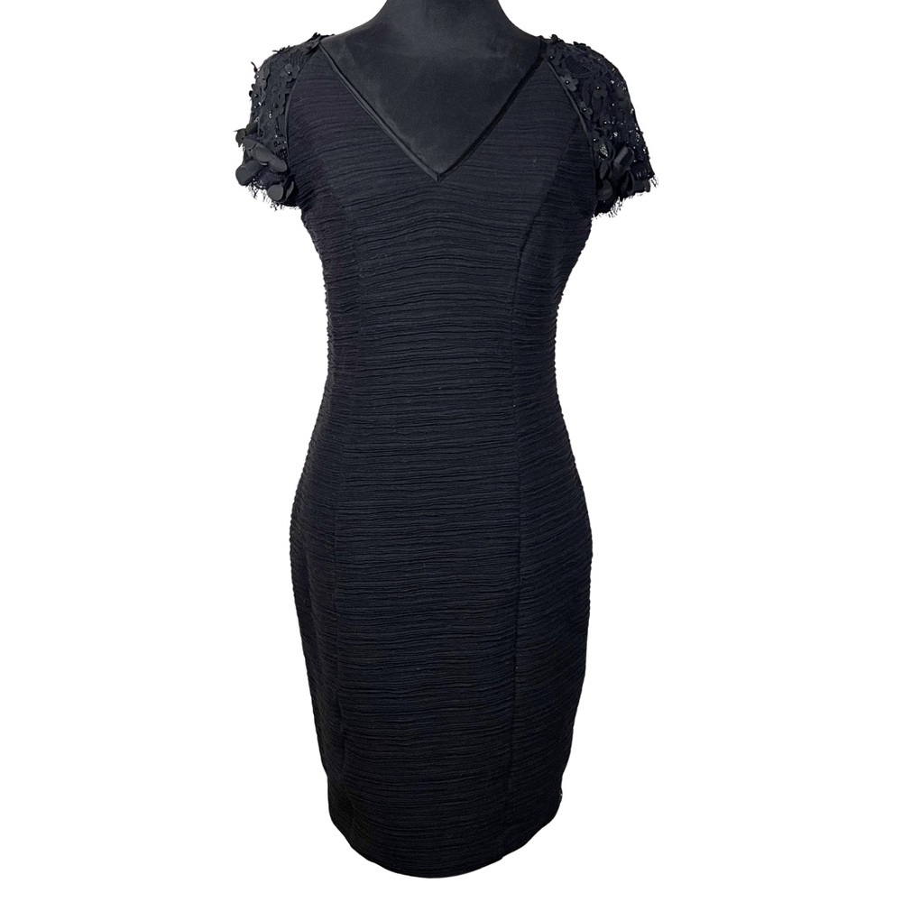 NWT Maeve Lace Floral Embellished Bodycon Dress - Picture 2 of 9